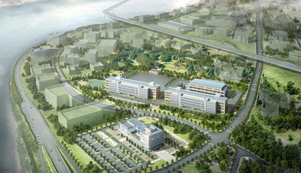 울산자유무역지역 조감도