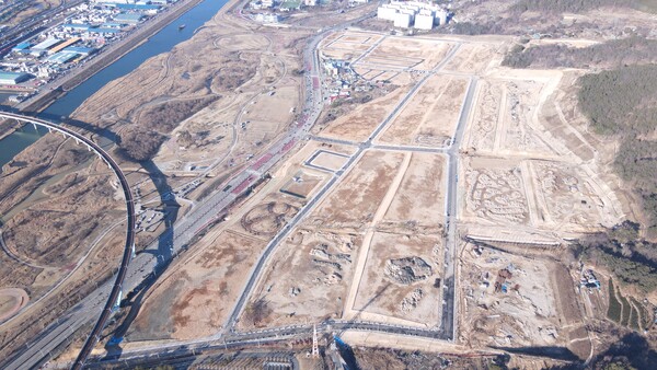 양산 가산일반산업단지 1공구 전경