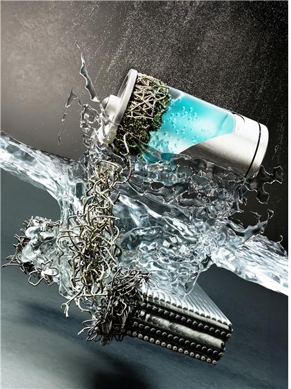 폐복합소재를 배터리 전극재로의 활용한 개념도