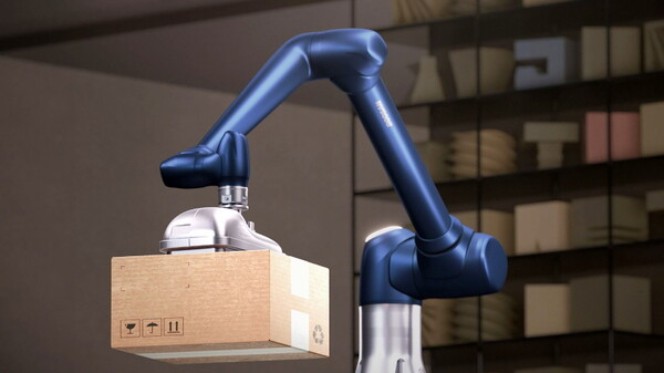 두산로보틱스가 처음 선보인 P시리즈는 물류 및 운송 과정에서 물건을 팔레트에 정렬하거나 적재하는 팔레타이징(Palletizing)에 특화된 협동로봇이다.