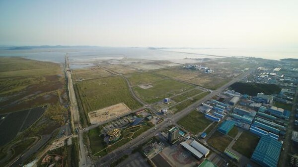 새만금 국가산업단지 전경