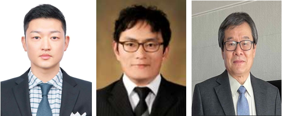 (왼쪽부터) 한국재료연구원 김재호 박사, 송명관 박사, 창원대학교 안철진 교수
