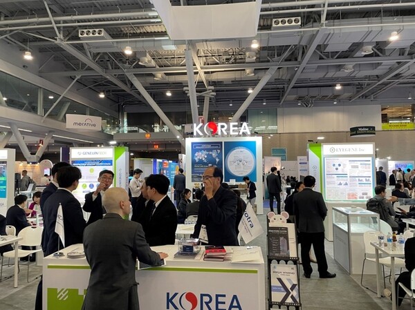 2023년도 BIO USA 한국관 부스 전경