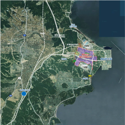 영일만4일반산업단지 위치도