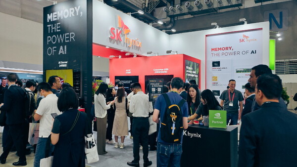 대만 타이베이에서 개최된 ‘컴퓨텍스 2024’에 참여한 SK하이닉스