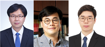 (왼쪽부터) 정준호 책임연구원, KAIST 박인규 교수, 하지환 박사과정