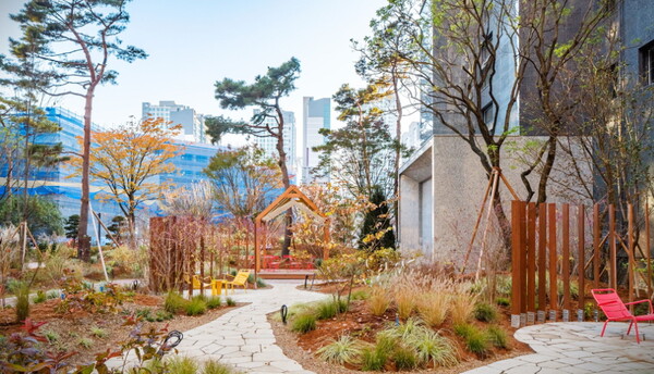 디에이치 퍼스티어 아이파크의 ‘작가정원(THE H Garden)’ 전경