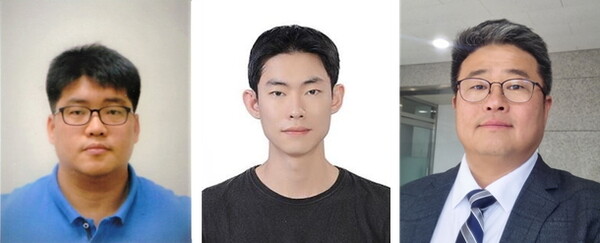 (왼쪽부터) 박상윤 교수, 홍동표 박사, 유영준 박사