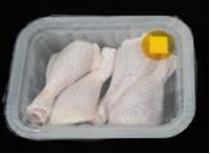 닭고기 신선도 모니터링용 필름 적용 예시