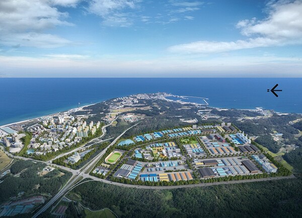 울진 원자력 수소 국가산업단지 조감도