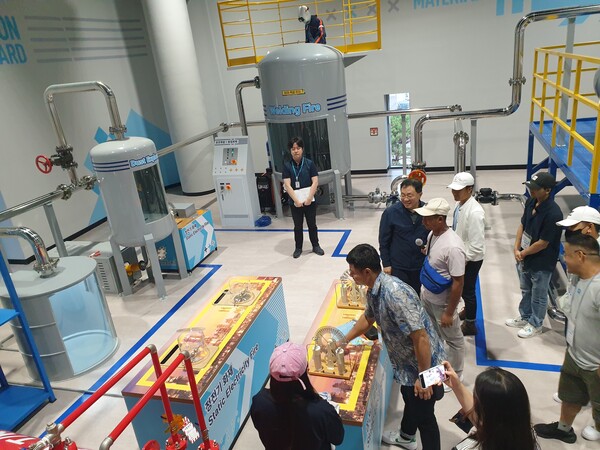 광주지역 외국인근로자 대상 주말 안전체험교육 현장