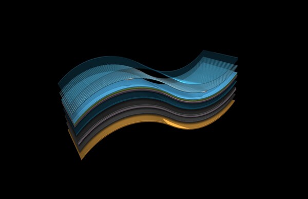 한화시스템 사내벤처 플렉셀 스페이스가 개발한 우주용 탠덤 유연 태양전지 셀 구조