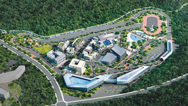 대구 달성군에 조성하는 국가로봇테스트필드 조감도