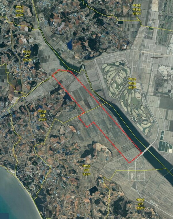 토지거래허가구역 위치도