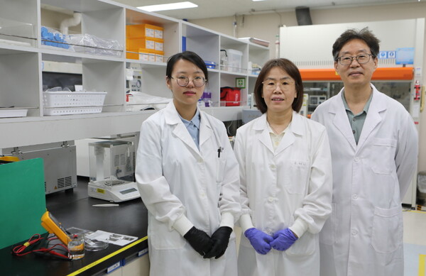 한국기계연구원 나노디스플레이연구실 현승민(사진 맨 오른쪽) 책임연구원 연구팀