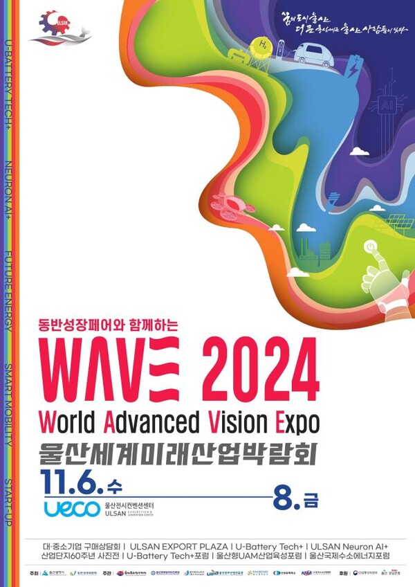 ‘울산세계미래산업박람회(WAVE) 2024’ 포스터