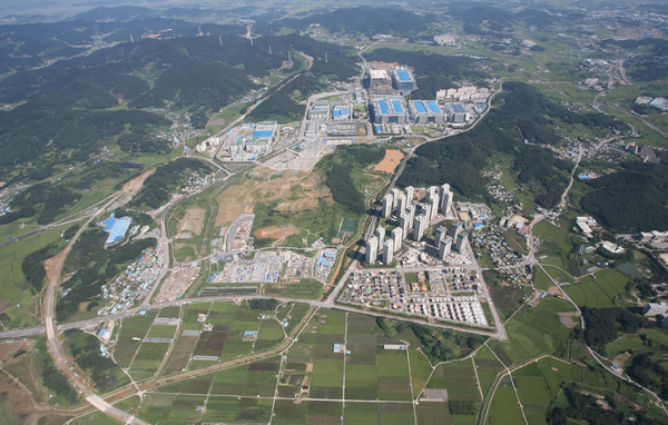 충남 아산 탕정외국인투자지역 전경