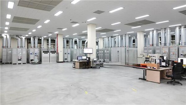 한국기계전기전자시험연구원(KTC) 전력변환장치(PCS) 시험설비 전경