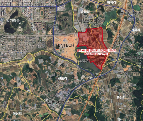 클러스터 위치도