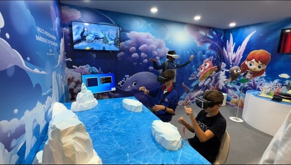 한국전자통신연구원(ETRI)은 2023년 9월 독일 IFA에서 다중참여 원격몰입 XR 전시를 통해 뛰어난 기술력과 혁신적인 콘텐츠로 많은 관심을 모았다.