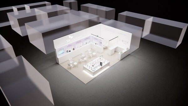 SK케미칼 ‘플라스티마헨 멕시코 2025’ 전시부스 조감도