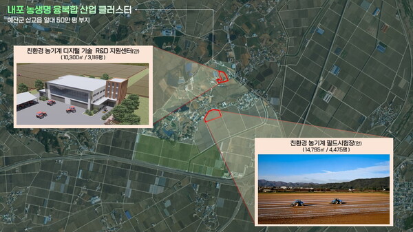 농기계 디지털 기술 R&D 지원센터 위치도