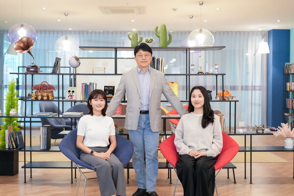 (왼쪽부터) UNIST 지구환경도시건설공학과 김예진 연구원, 임정호 교수, 최현영 연구원