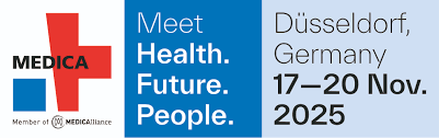 독일 뒤셀도르프 국제의료기기 전시회(MEDICA 2025) 배너