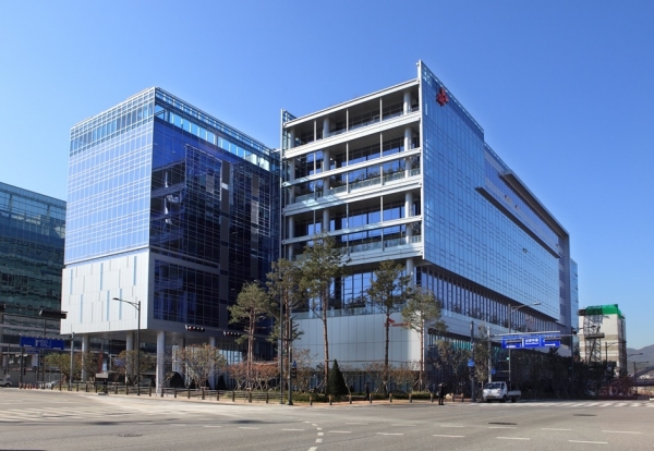 경기 성남시 판교에 위치한 SK케미칼 본사 전경