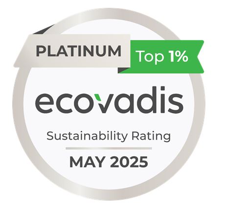 에코바디스(EcoVadis) 플래티넘(Platinum) 등급 획득