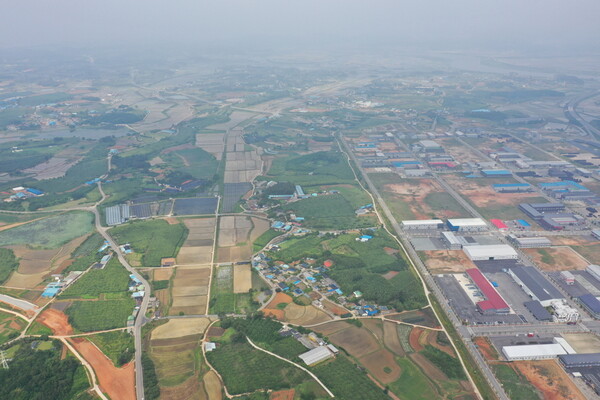 나주 에너지 국가산업단지 조성 예정부지 전경