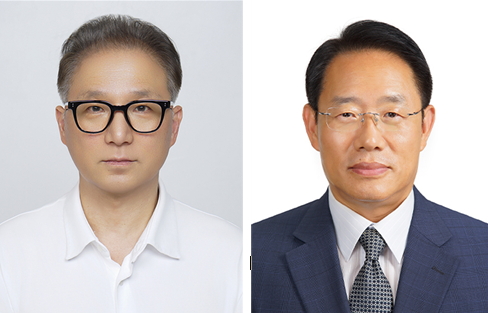 (왼쪽부터) HD한국조선해양㈜ 박영민 책임연구원과 ㈜테크로스 권경안 연구소장