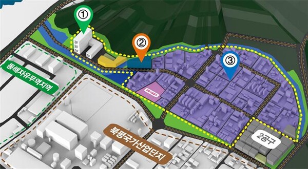 동해 수소 저장·운송 클러스터 구축 위치도