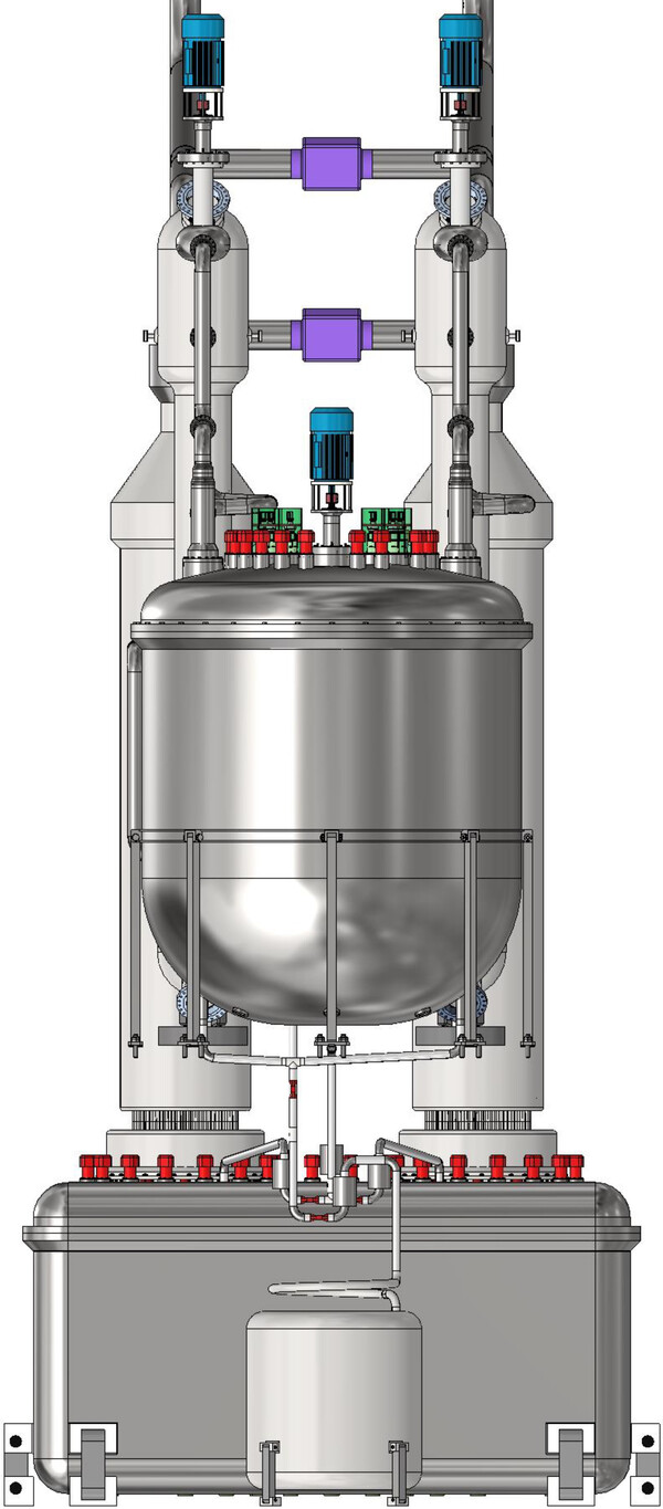 해양용 용융염원자로 시스템 개념도