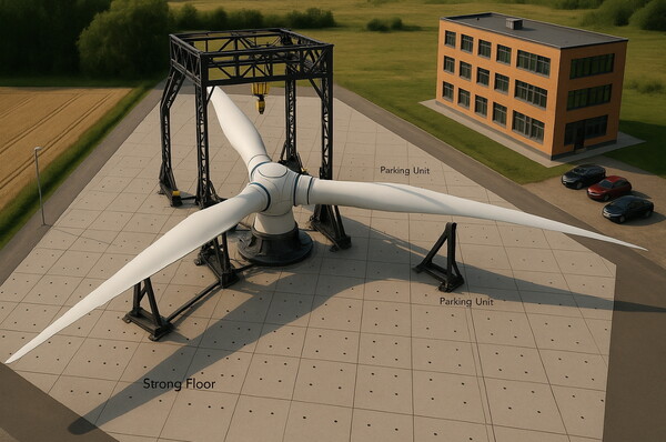 피치·요 베어링 시험센터 조감도