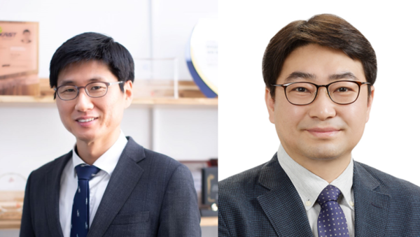 (왼쪽부터) 박호석 성균관대 교수와 이기라 포스텍 교수