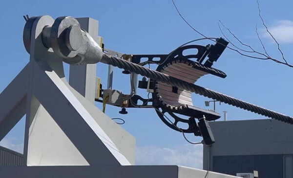 고정형 와이어 로프 검사 로봇